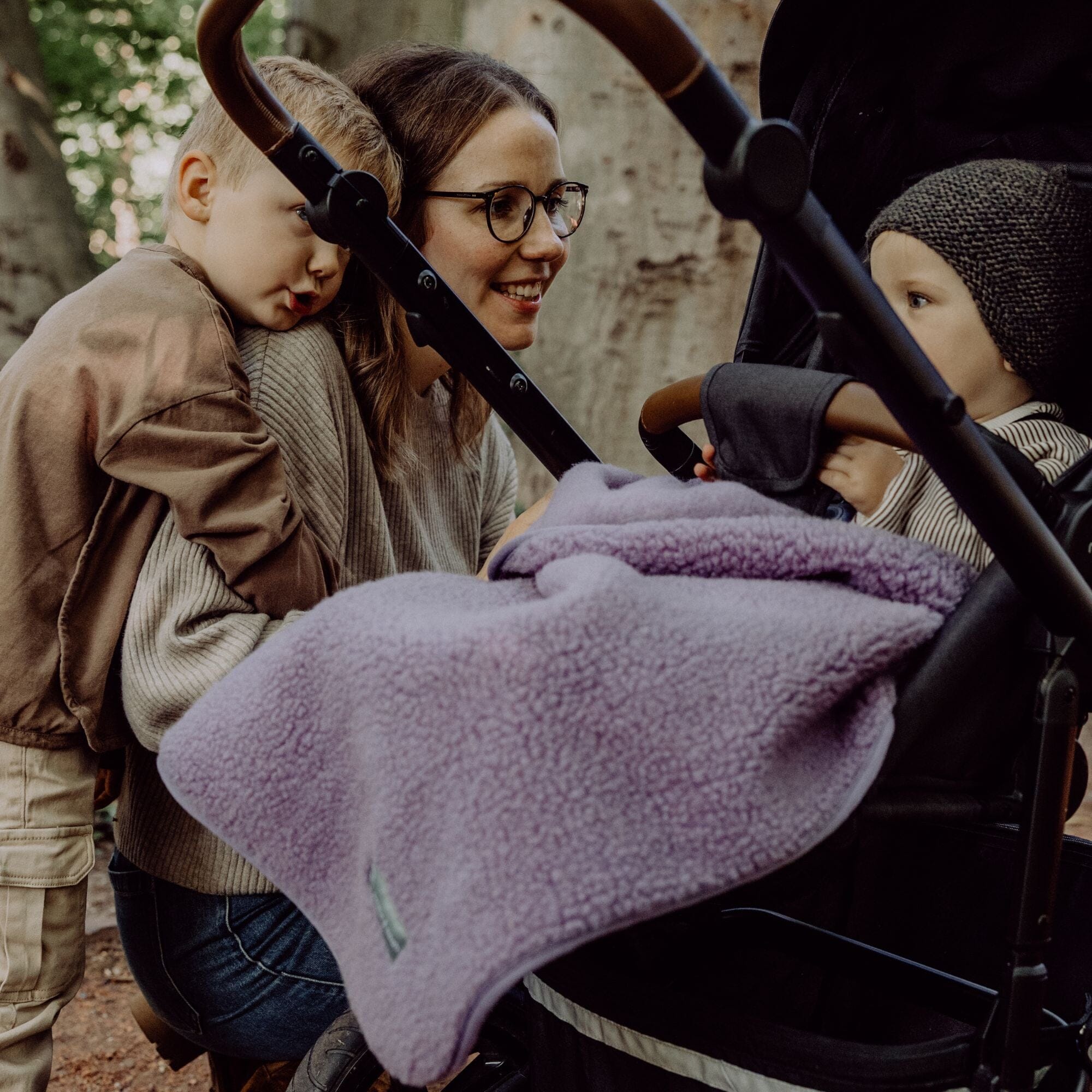 Babydecke aus Merinowolle | Essential Lavendel