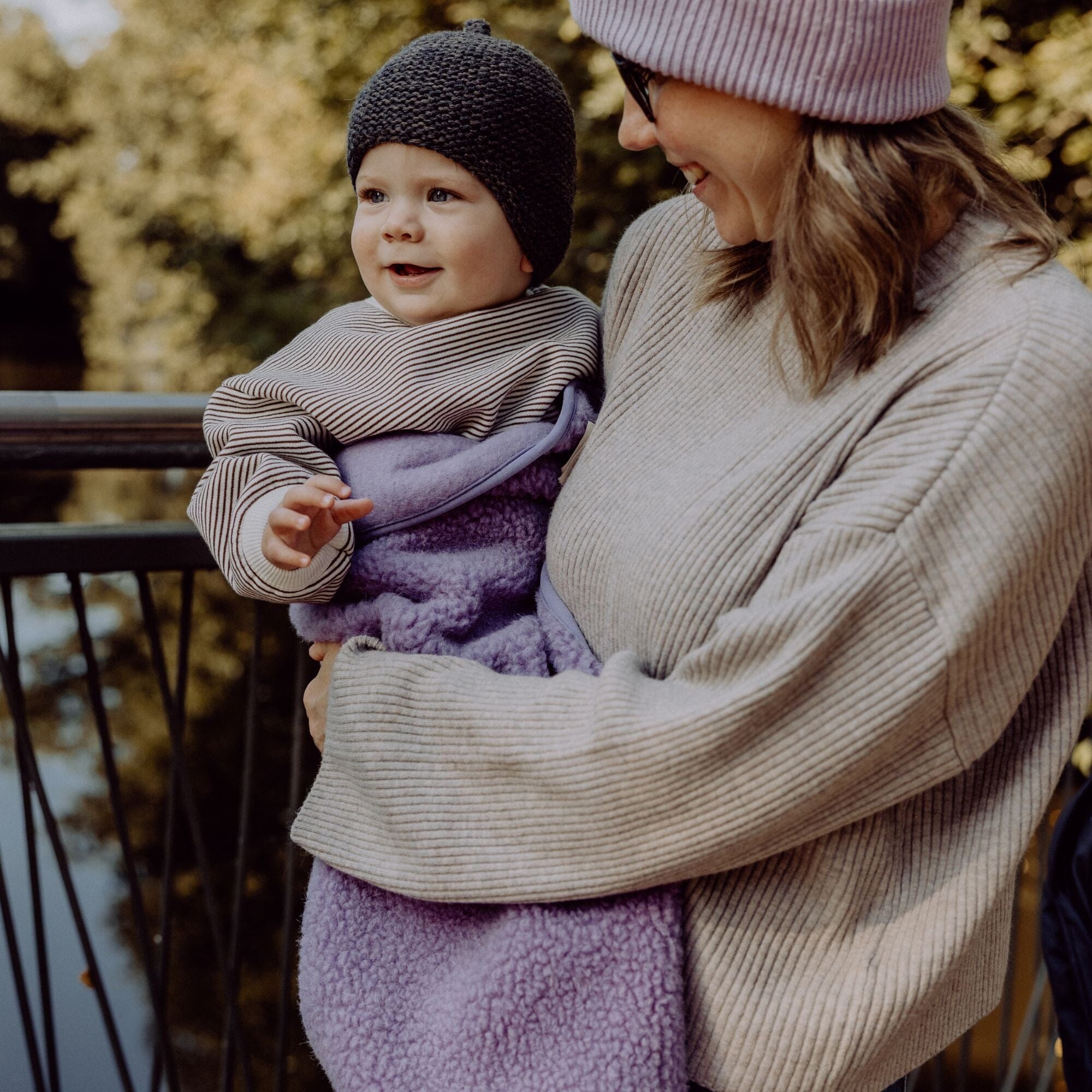 Babydecke aus Merinowolle | Essential Lavendel