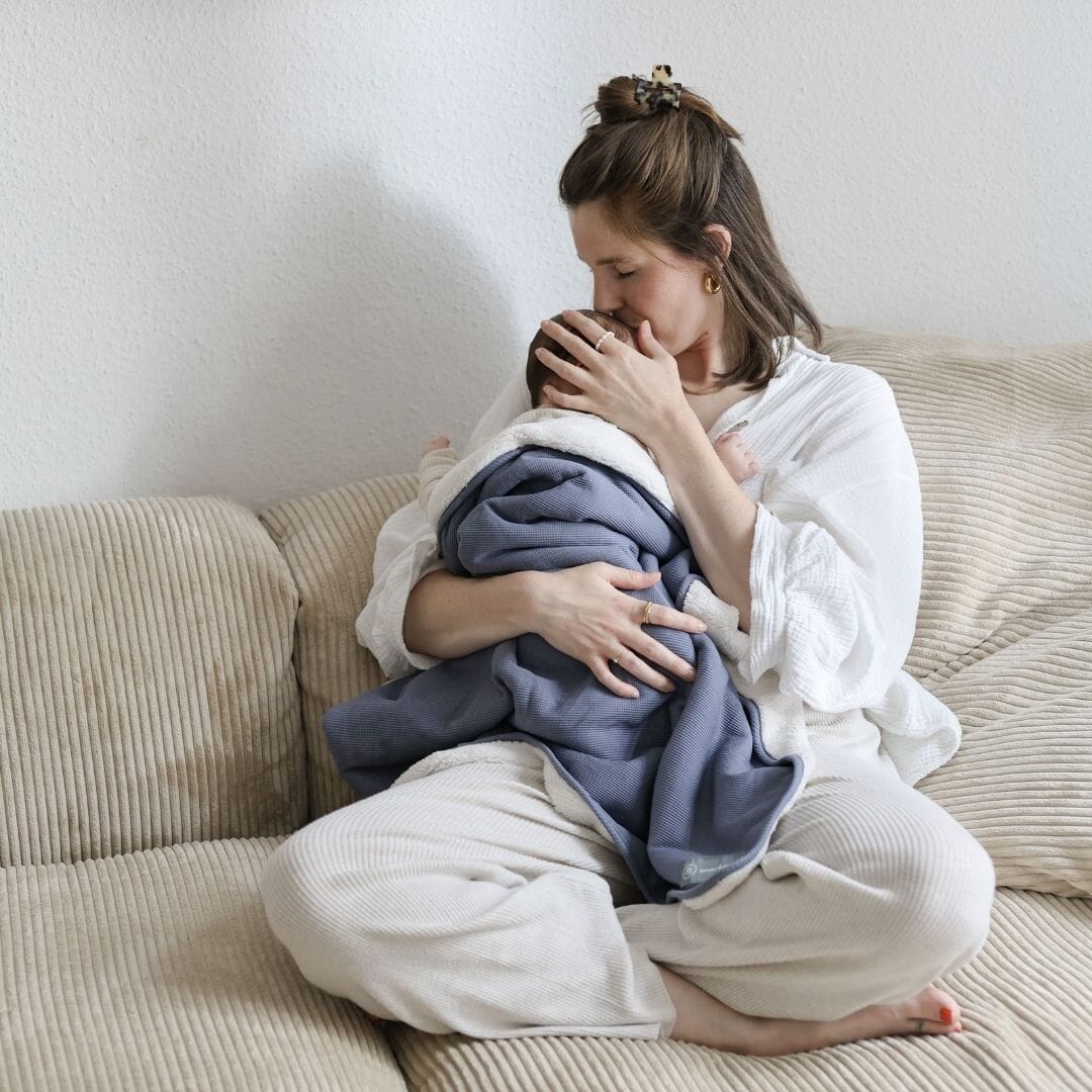 Winter Kuscheldecke | Essential Blau