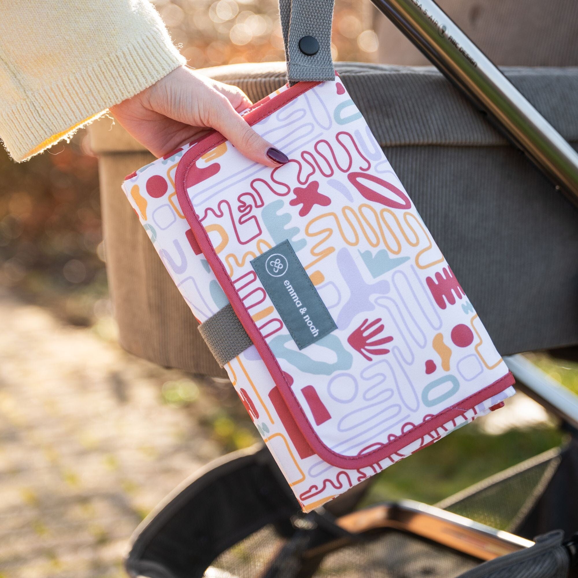 Wickelunterlage | Bunte Formen