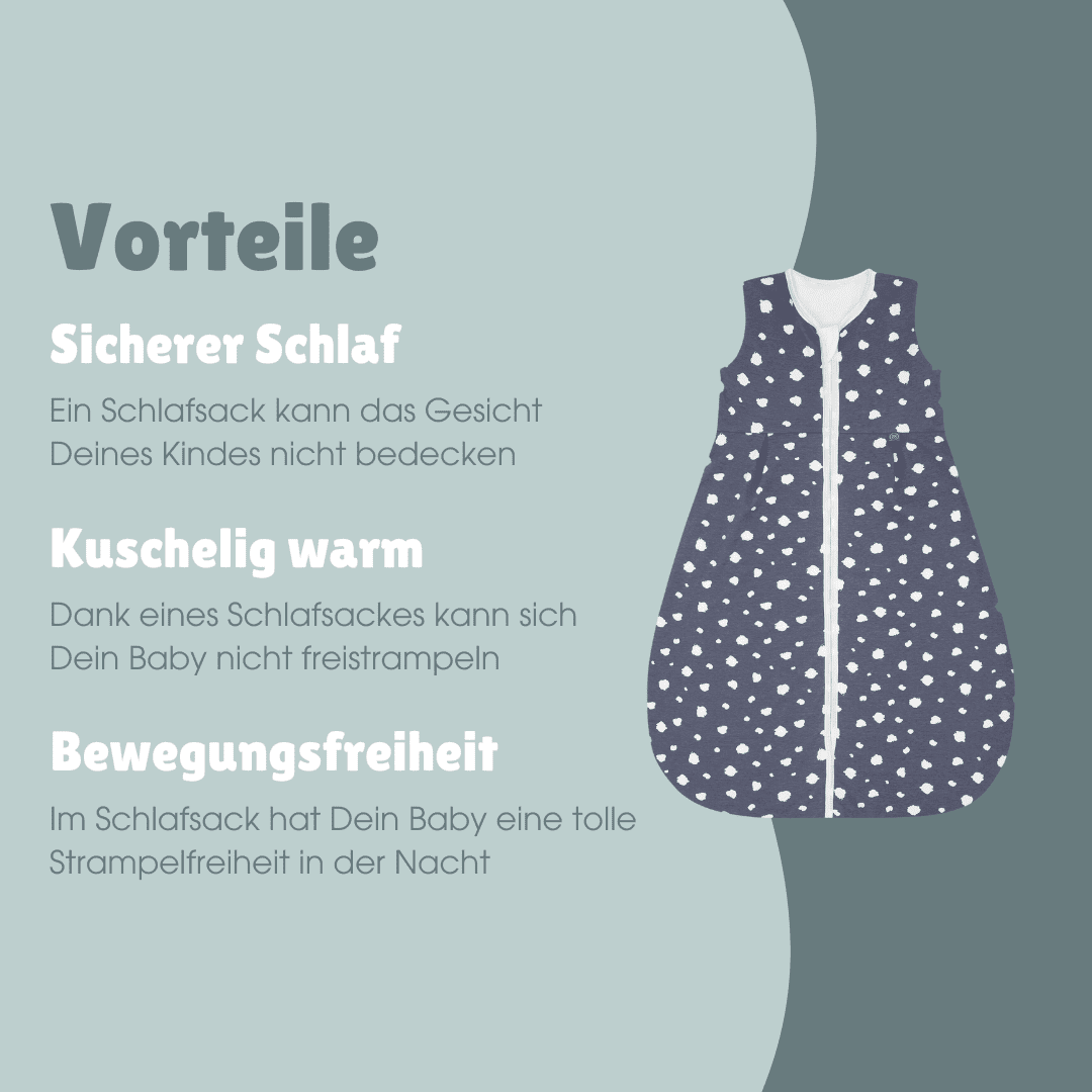 Schlafsack 1.0 TOG | Punkte Blau